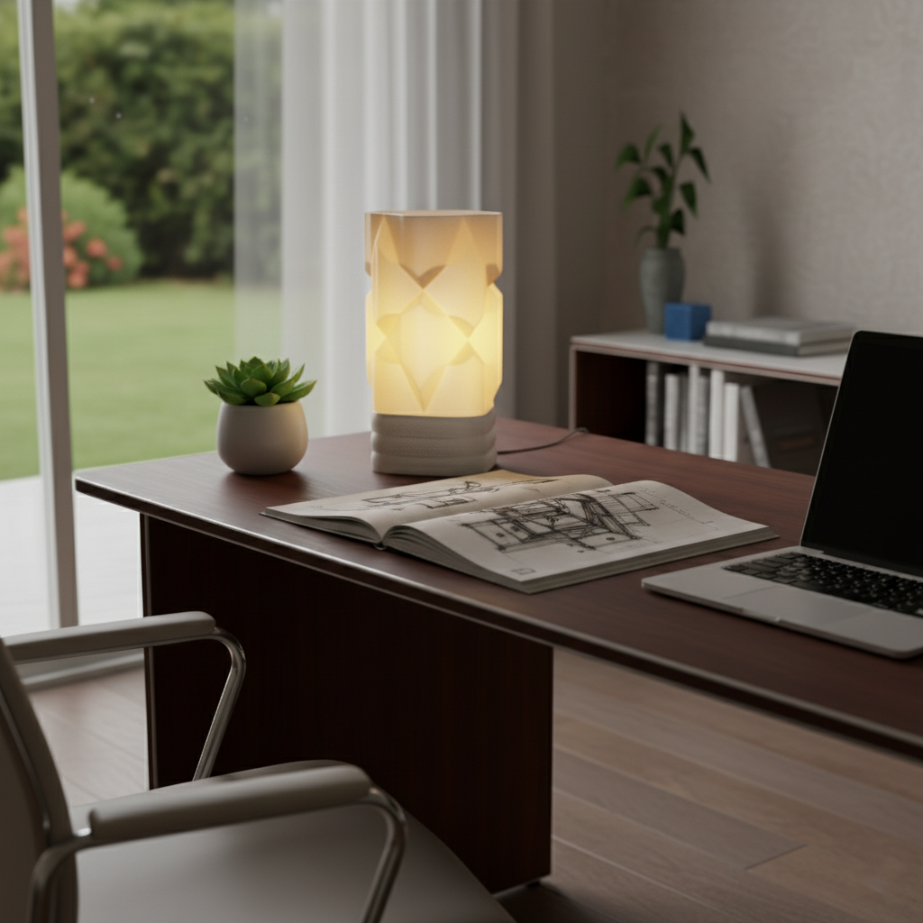 D-02 Abajur: Gece Lambası ve Ev Dekoru.