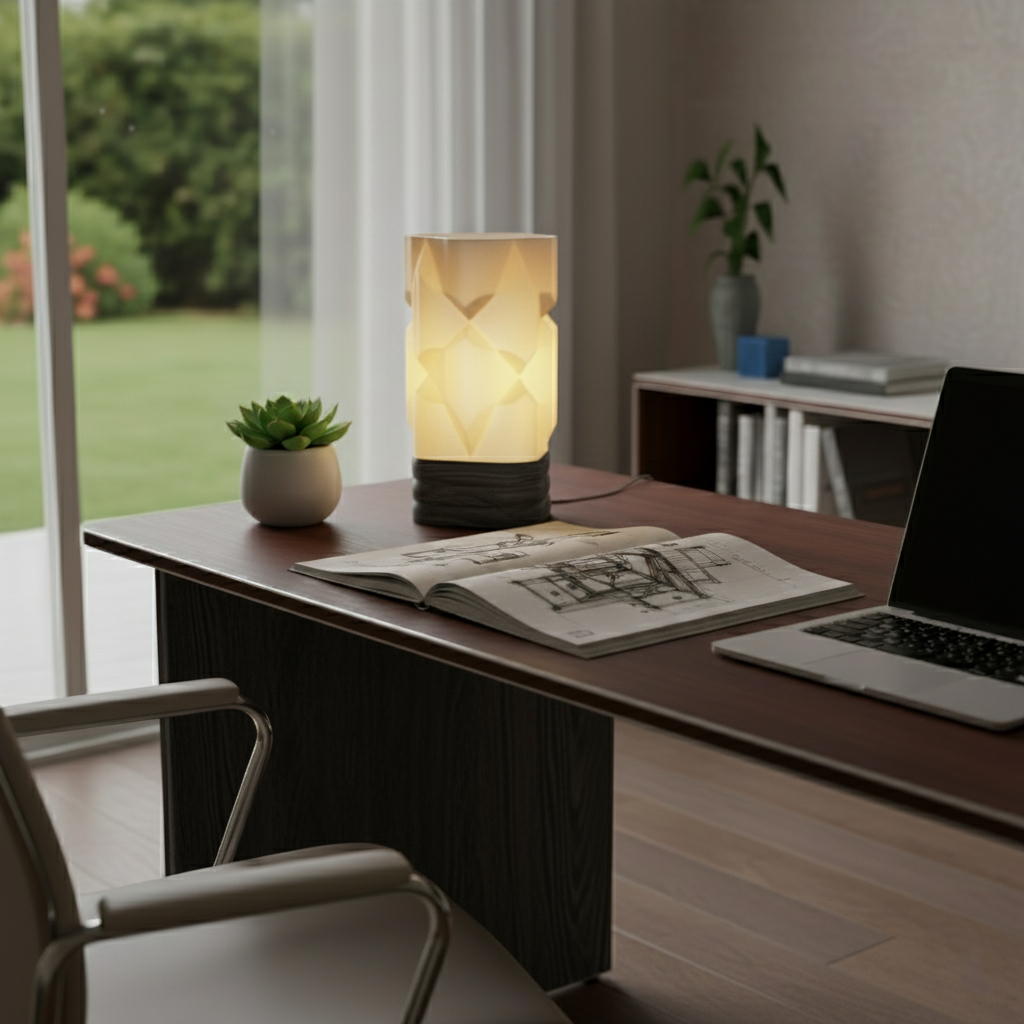 D-02 Abajur: Gece Lambası ve Ev Dekoru.