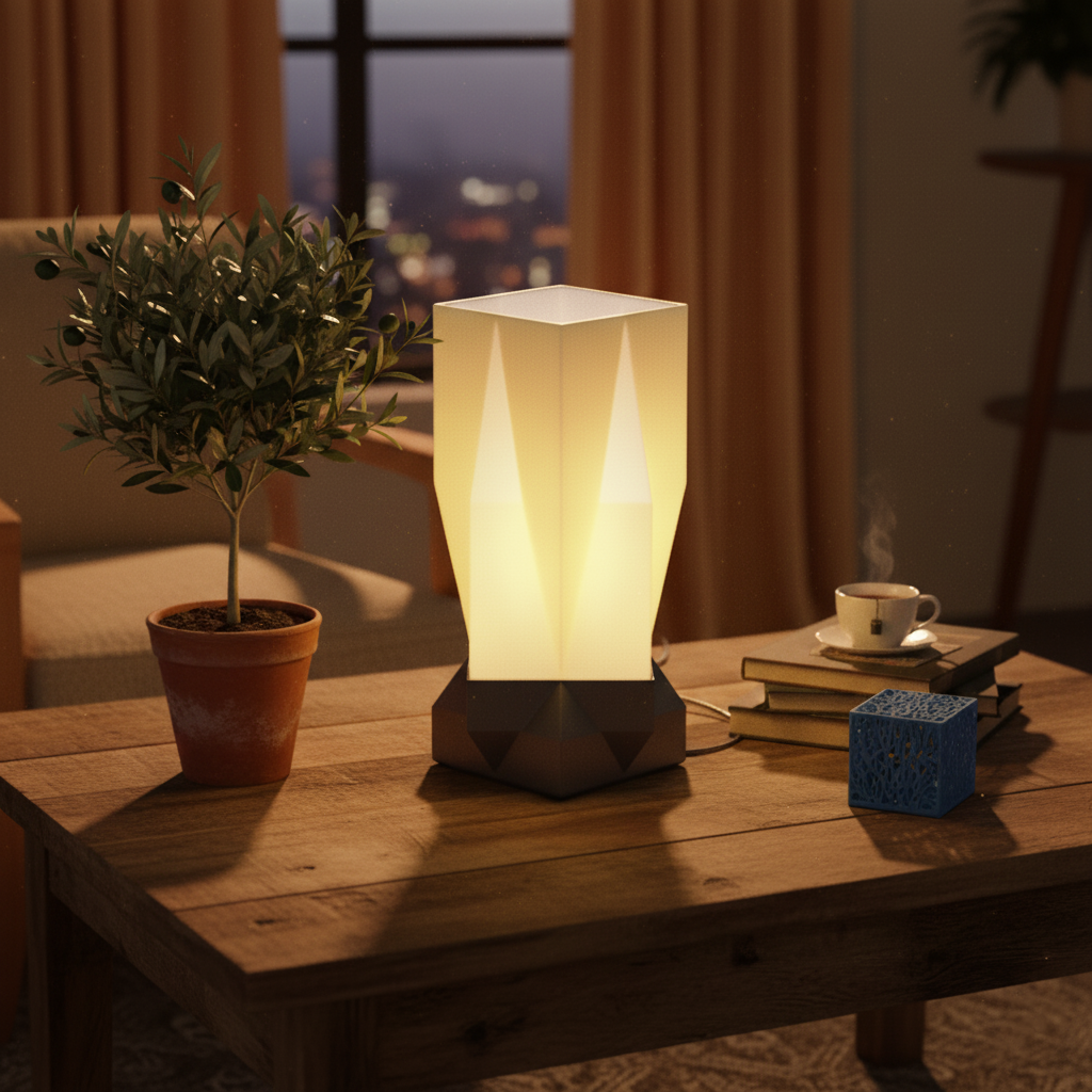 D-01 Abajur: Gece Lambası ve Ev Dekoru