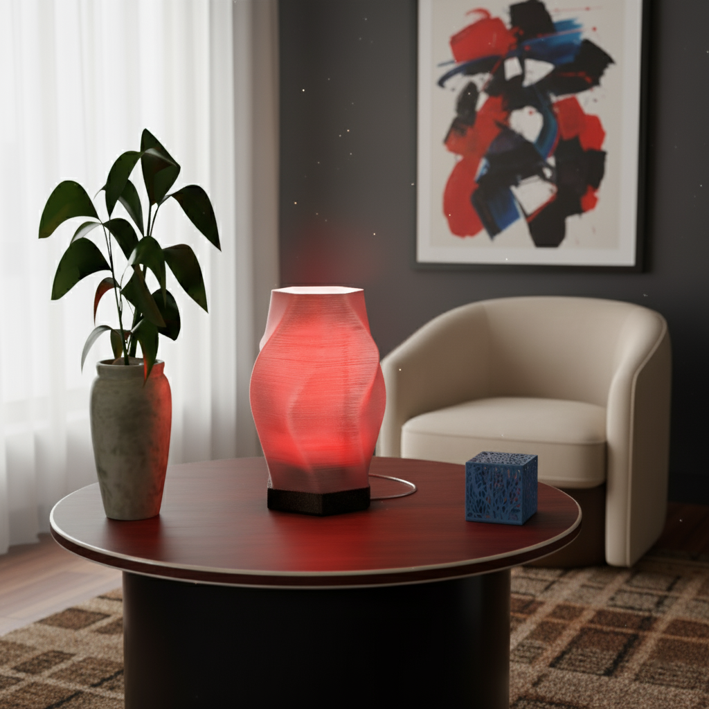 D-03 Abajur: Gece Lambası ve Ev Dekoru.