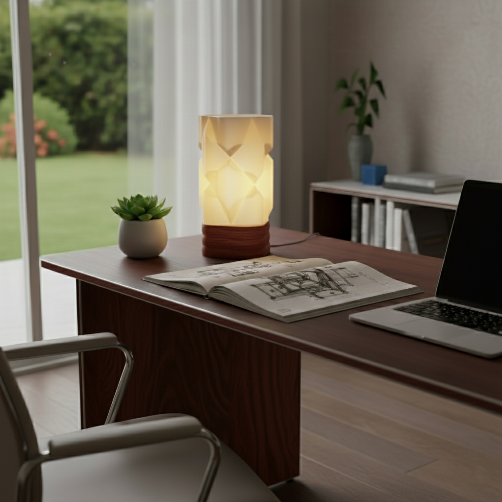 D-02 Abajur: Gece Lambası ve Ev Dekoru.