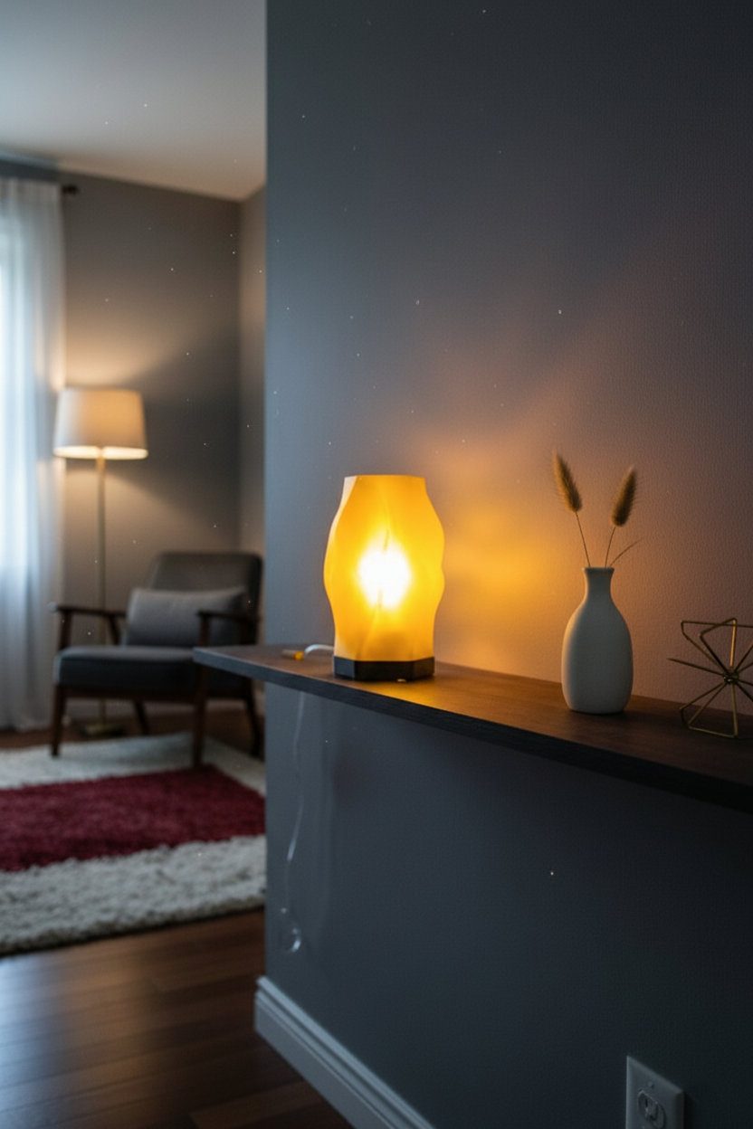 D-03 Abajur: Gece Lambası ve Ev Dekoru.