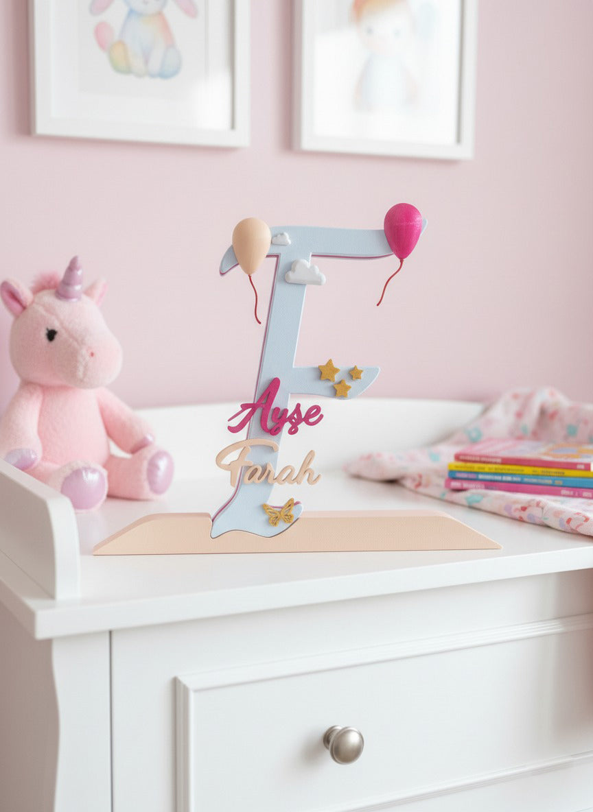 Kişiye Özel LED Işıklı Harf ve İsim Dekoru – Oda Dekor & Hediye