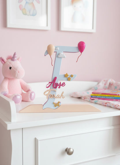 Kişiye Özel LED Işıklı Harf ve İsim Dekoru – Oda Dekor & Hediye