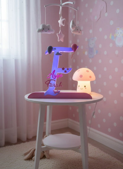 Kişiye Özel LED Işıklı Harf ve İsim Dekoru – Oda Dekor & Hediye